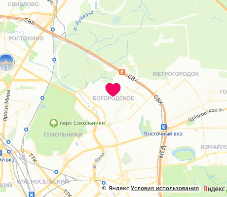 На карте