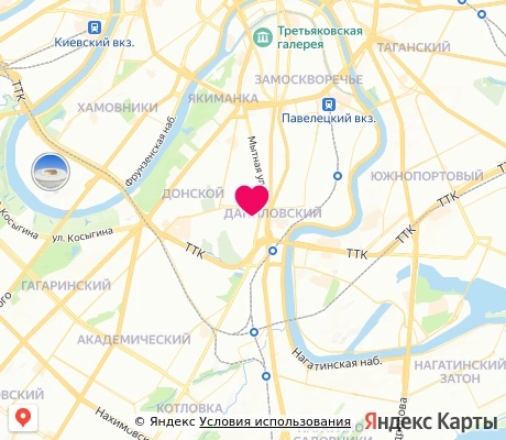 На карте