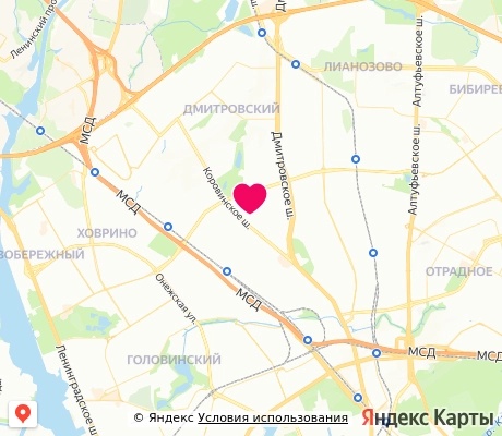 На карте