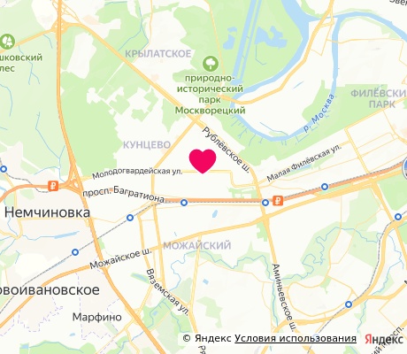 На карте