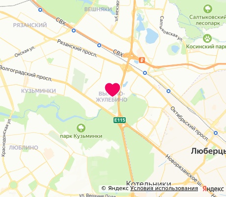 На карте