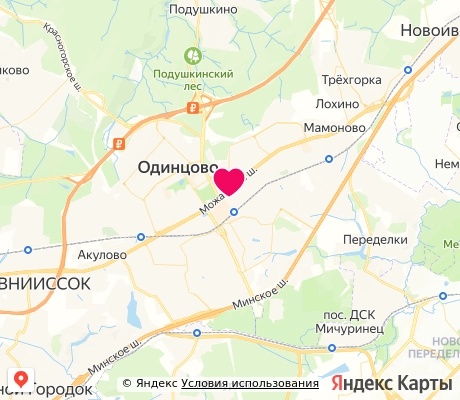 На карте