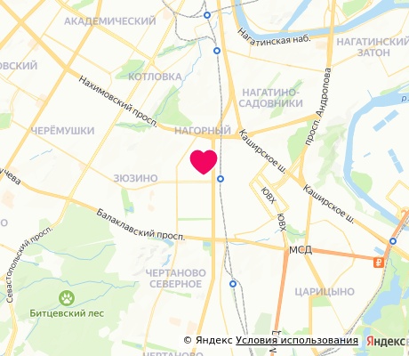 На карте