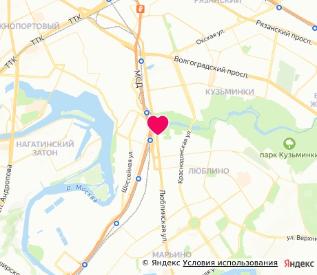 На карте
