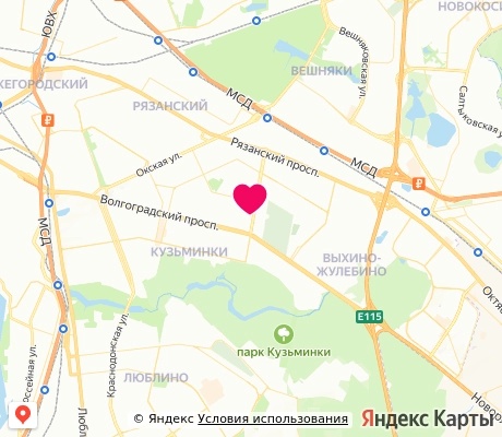 На карте