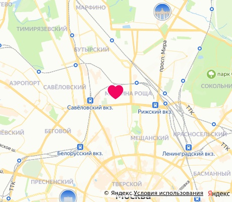 На карте