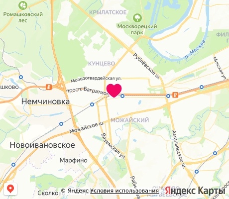 На карте
