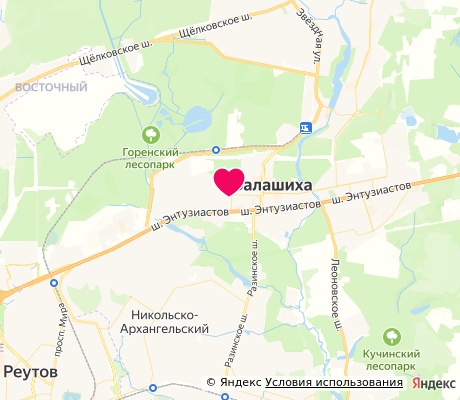 На карте