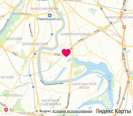 На карте