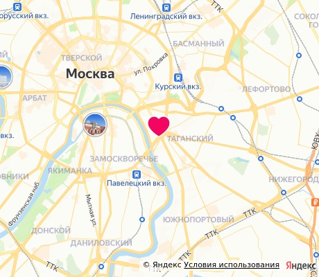 На карте