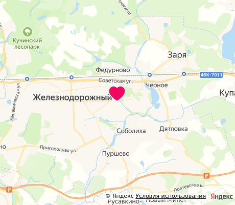 На карте