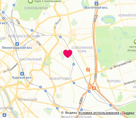 На карте