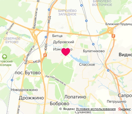 На карте