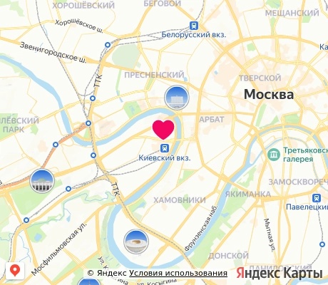На карте