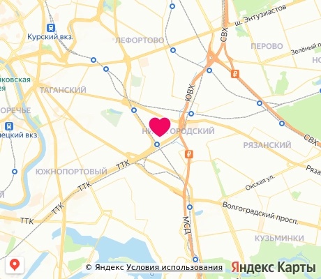 На карте