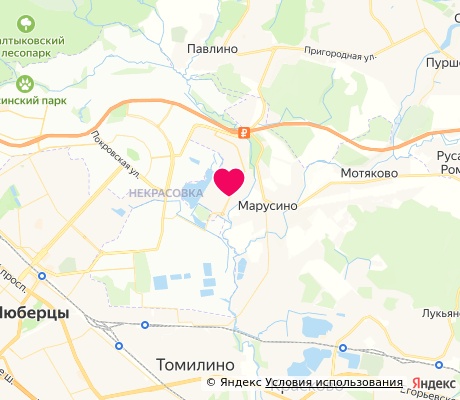 На карте