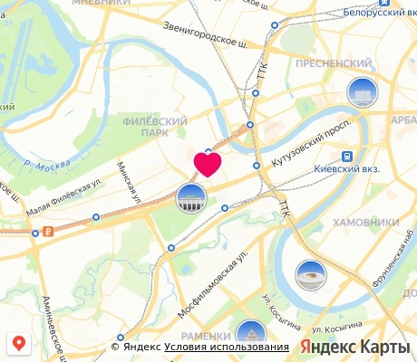 На карте