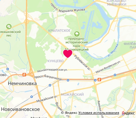 На карте