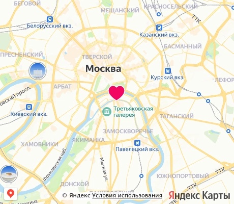 На карте
