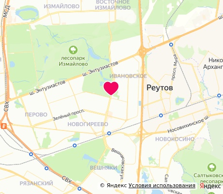 На карте
