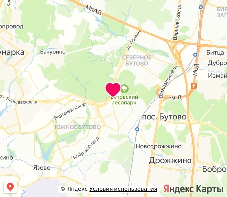 На карте