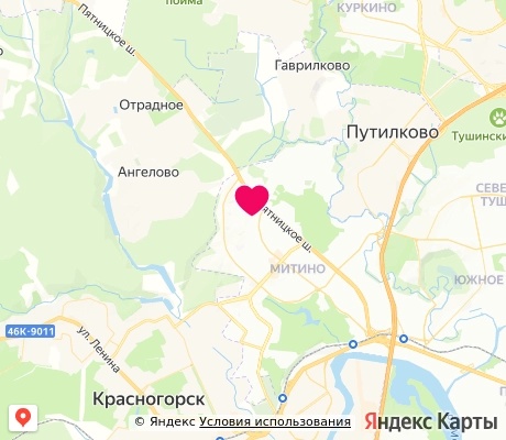 На карте