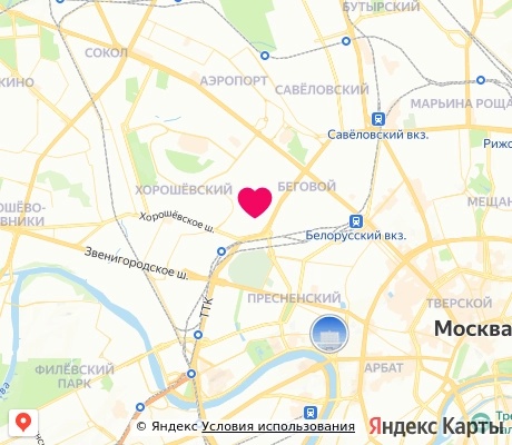На карте