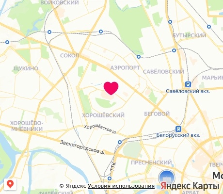 На карте