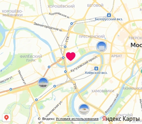 На карте
