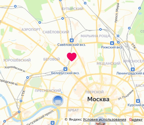 На карте