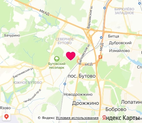 На карте