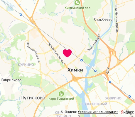 На карте
