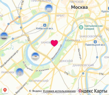 На карте