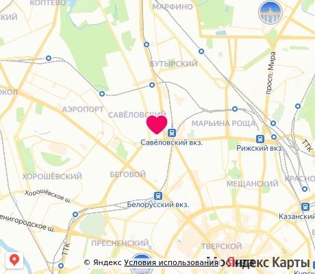 На карте