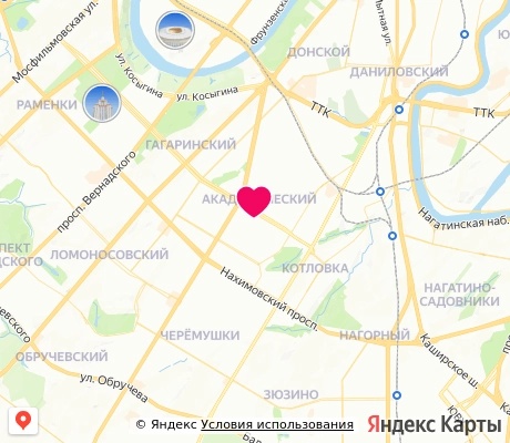 На карте