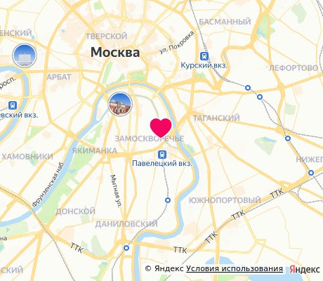 На карте