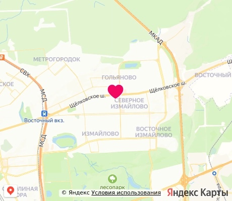 На карте