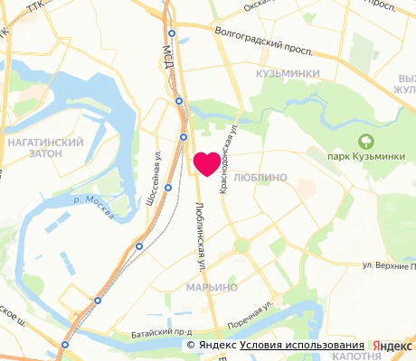 На карте