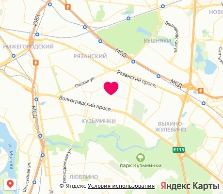 На карте