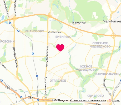 На карте