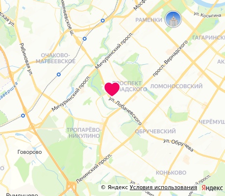 На карте