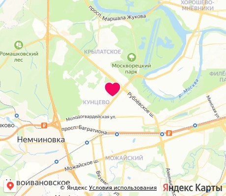 На карте
