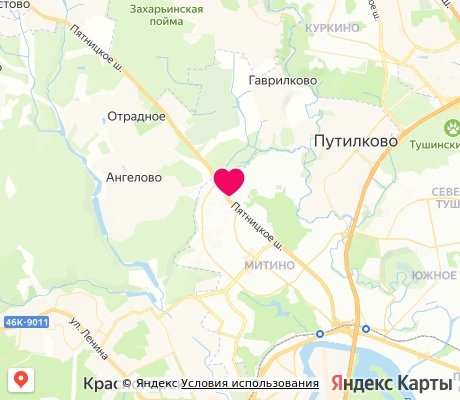 На карте