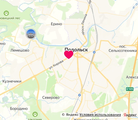 На карте