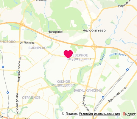 На карте