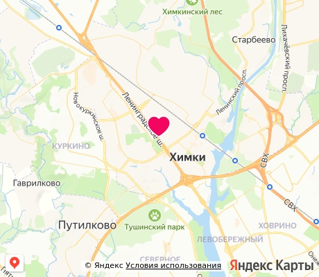 На карте