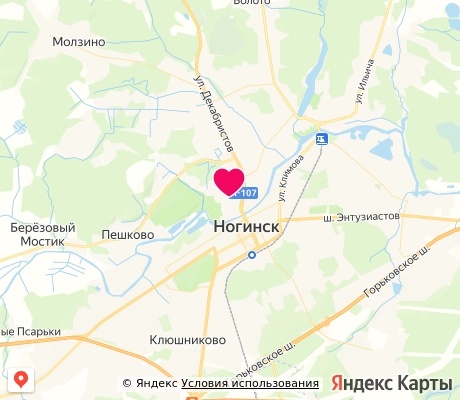 На карте