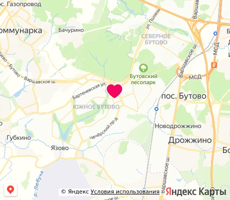На карте