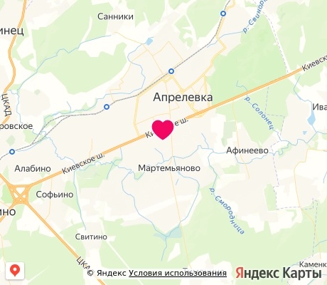 На карте