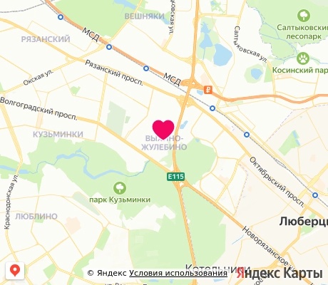 На карте